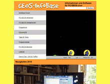 Tablet Screenshot of geos-infobase.de